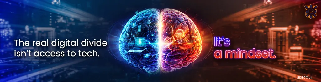 The real digital divide isn’t access to tech. It’s a mindset,