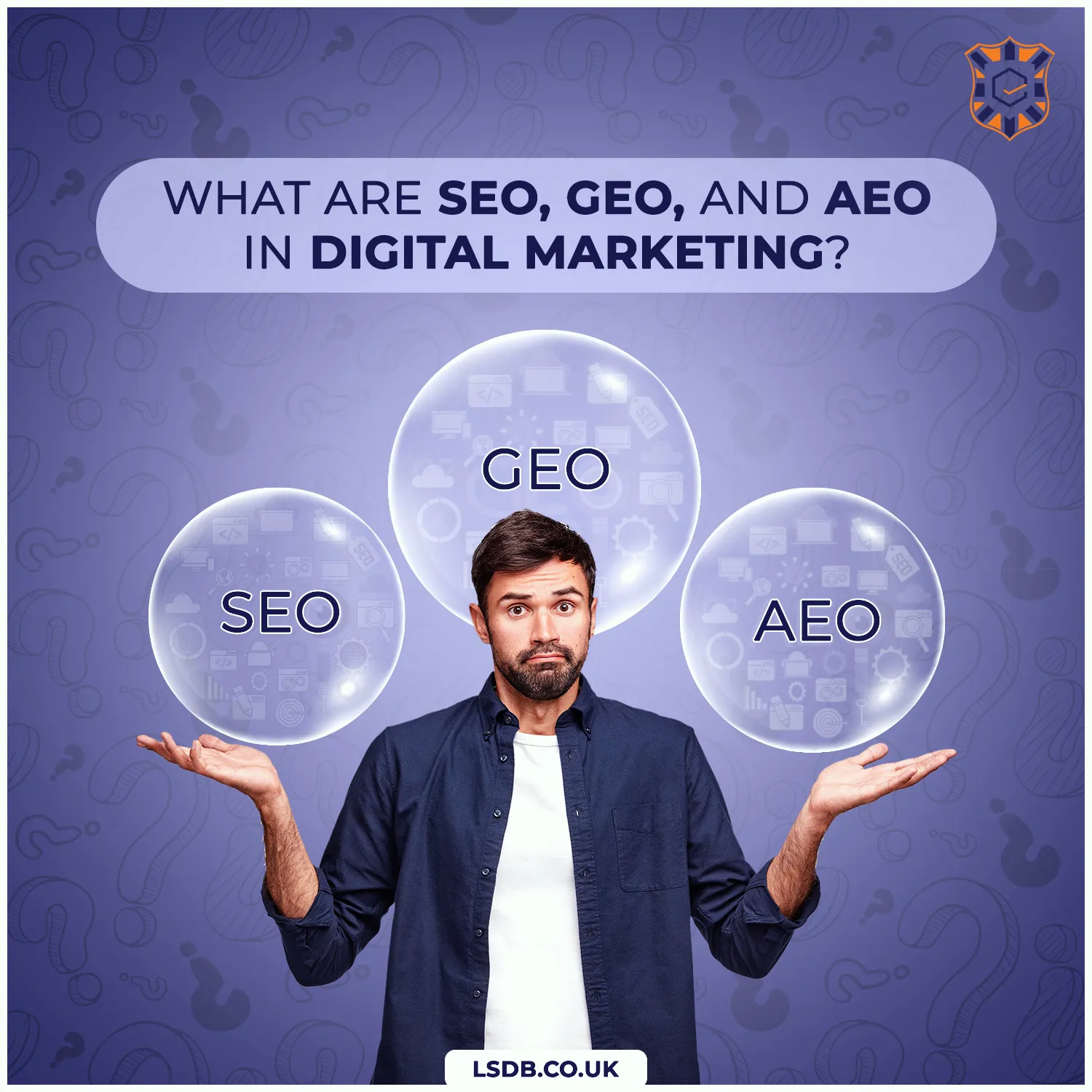 SEO vs GEO vs AEO overview for digital marketing learners