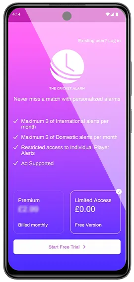 CricOfy mobile application