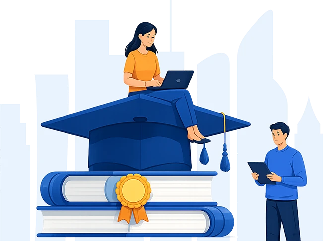 Scholarship Criteria for Education and Career Development | LSDB UK Illustration representing LSDB UK scholarship criteria for education and career development opportunities