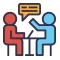 Scalable capacity management puzzle icon for the flexible engagement and incremental team building block