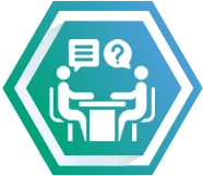 Methodology vector badge showing live coding assessments, system design simulations, and cultural adaptability interviews