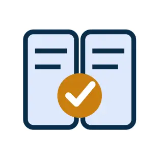 Icon representing the EBOM and PO cross-check engine