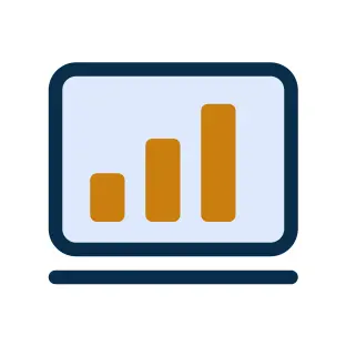 Icon representing the audit trail and compliance dashboard