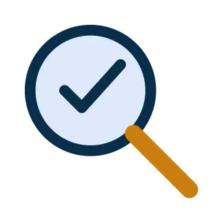Icon representing identifying the root cause of compliance errors