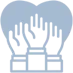 Volunteer community support icon representing LSDB social initiatives including global
mentorship, sponsoring learners and student employability programs