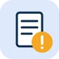 Icon representing the challenge of verifying vendor quotes before an award