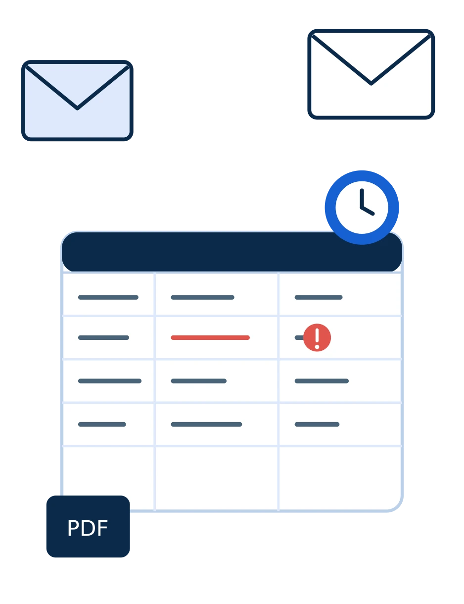 Manual Email-Based RFQ Procurement Process Manual RFQ process using email and PDF supplier quotes