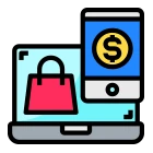 E-Commerce and Digital Platform Shopping Interface e-commerce mobile and web shopping platform supporting online transactions and digital customer journeys
