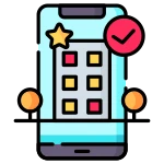 Mobile App UI Illustration Mobile app development for iOS and Android applications designed for performance and scalability