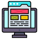 Web Application Interface Illustration Custom web application development solutions for business platforms and e-commerce systems