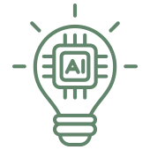 AI-Driven Business Automation ai-led-business-vector-icon