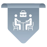 Career counselling and guidance vector icon
