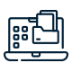 Professional in Digital Essentials for Business Administration vector icon