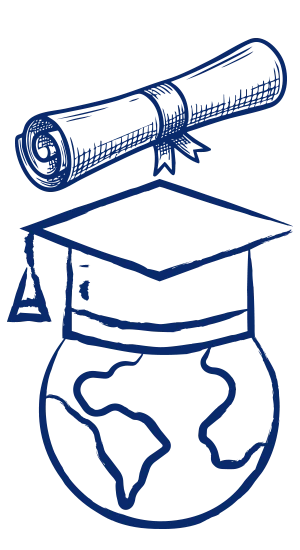 Digital Marketing Mastery Programme with UK Remote Internship Graduation cap and diploma representing the Digital Marketing Mastery Programme certification