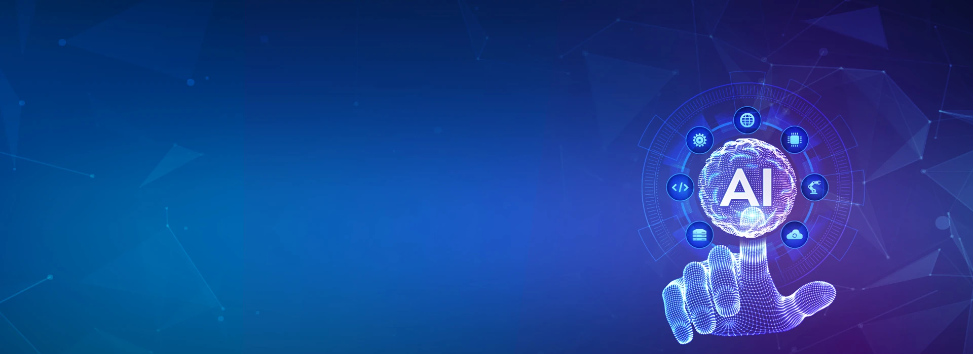 Master the Essentials of AI and Machine Learning in 20 Hours | Foundations of AI Course Banner Master the essentials of AI and Machine Learning in just 20 hours - Foundations of AI course banner featuring futuristic Artificial Intelligence technology and digital innovation concept