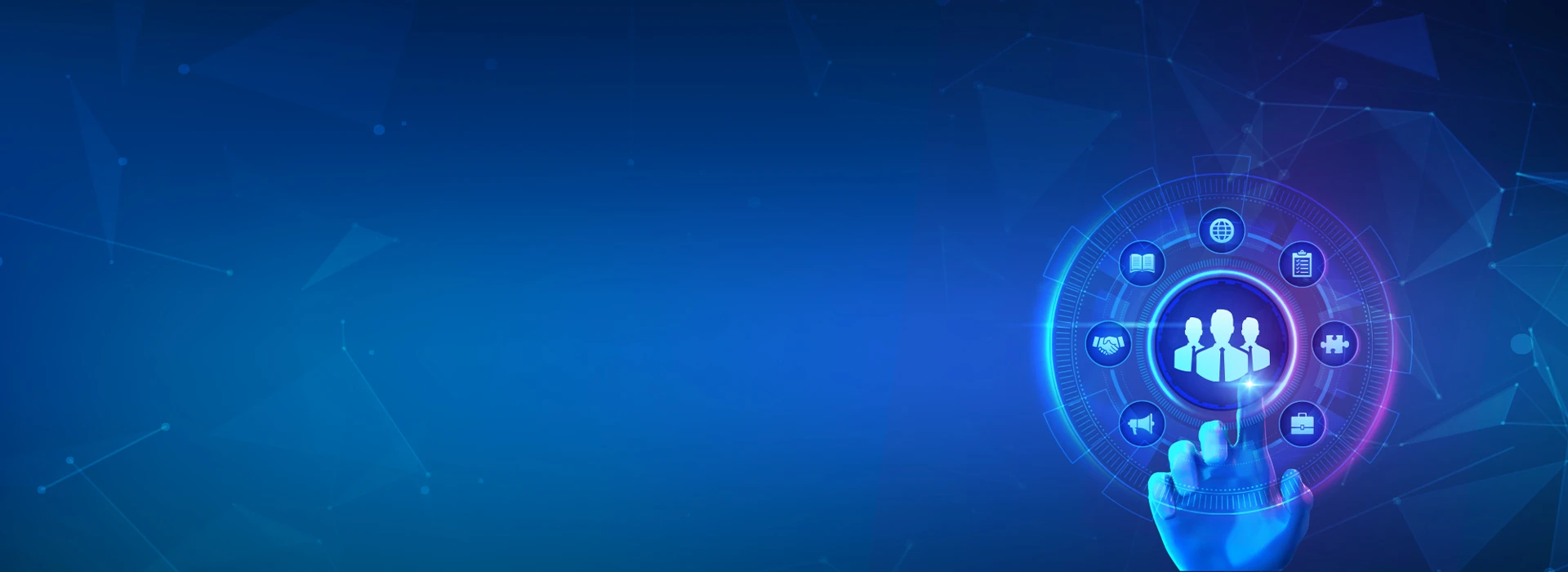Online digital HR training programme banner for HR analytics, HR technology, AI, and workplace skills