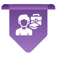 International internship training vector icon