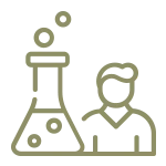 Science students career readiness vector icon