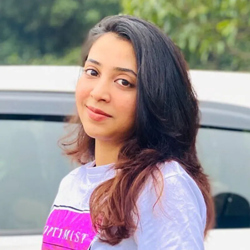 Sayali - Success story Portfolio testimonial feature image for Sayali highlighting her experience with international internship opportunities.