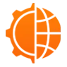 Global industry exposure programme vector icon