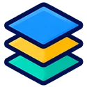 Icon representing multi-fab deployment from a single codebase